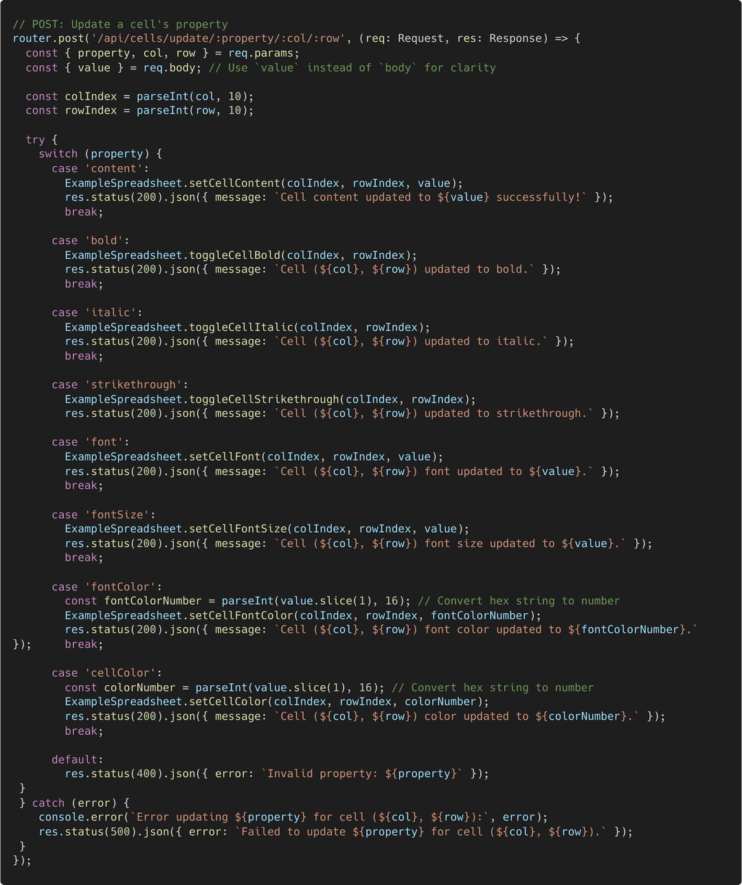 Abacus Code Snippet 3