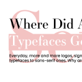 Where did all of the Serif Typefaces Go?