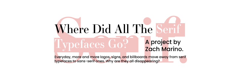 Featured image of post Where did all of the Serif Typefaces Go?